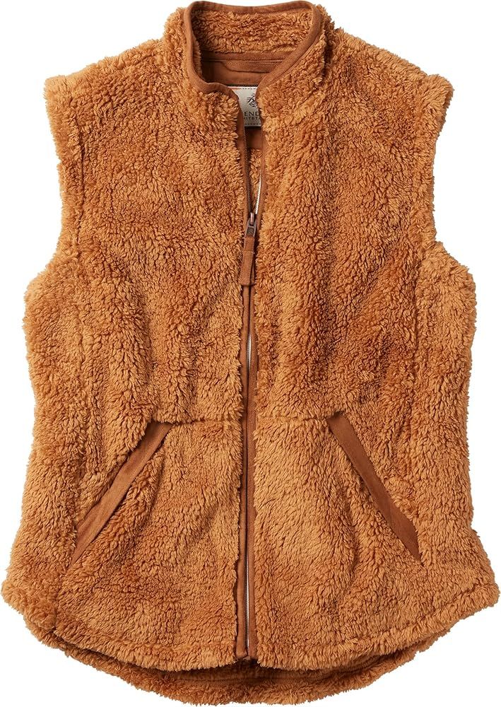 Amazon.com: Legendary Whitetails Women's Standard Fuzzy Hide Fleece Vest, Cashew, Medium : Clothi... | Amazon (US)