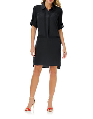 LAUNDRY BY SHELLI SEGAL&nbsp;Tonal Colorblock Shirt Dress | Lord & Taylor