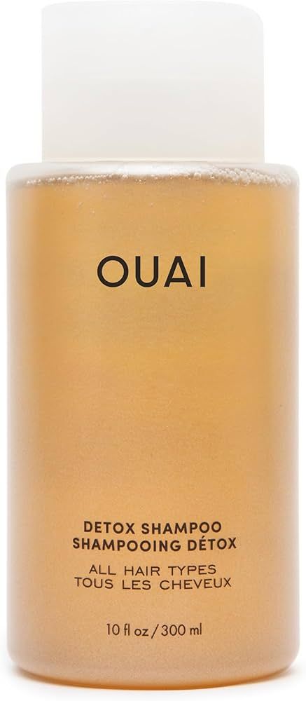 OUAI Detox Shampoo - Clarifying Shampoo for Build Up, Dirt, Oil, Product and Hard Water - Apple C... | Amazon (US)