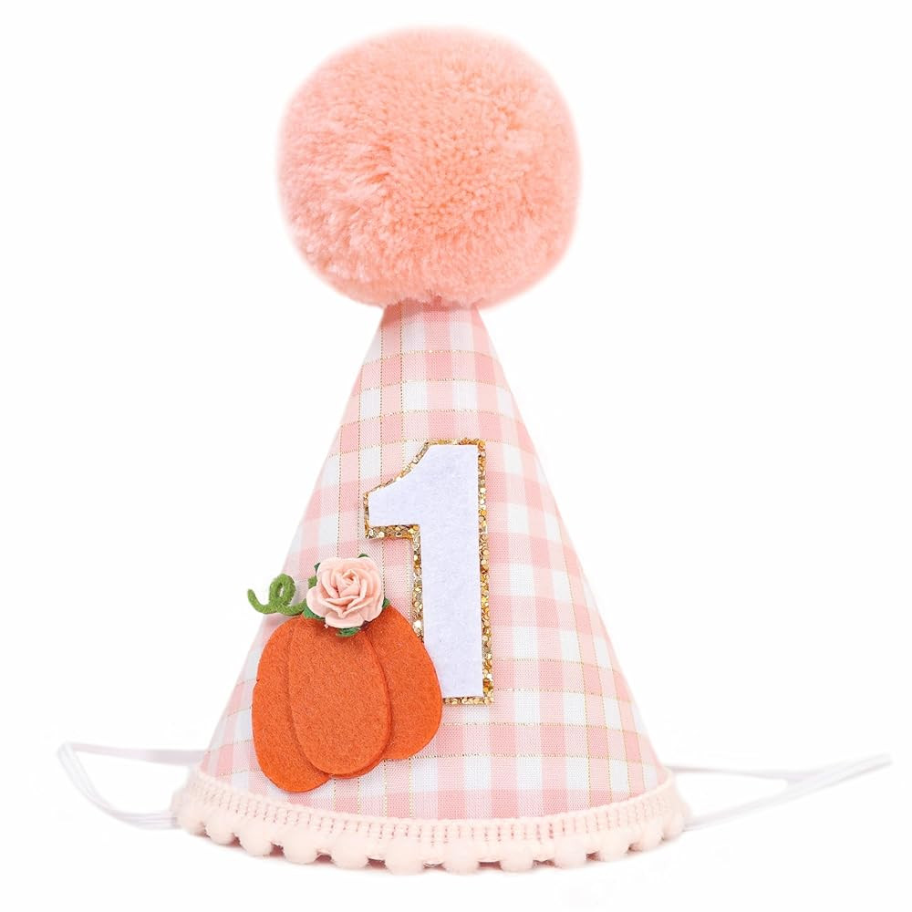 Little Pumpkin 1st Birthday Hat for Girls - Our Little Pumpkin Is Turning One, Autumn Birthday Cr... | Amazon (US)