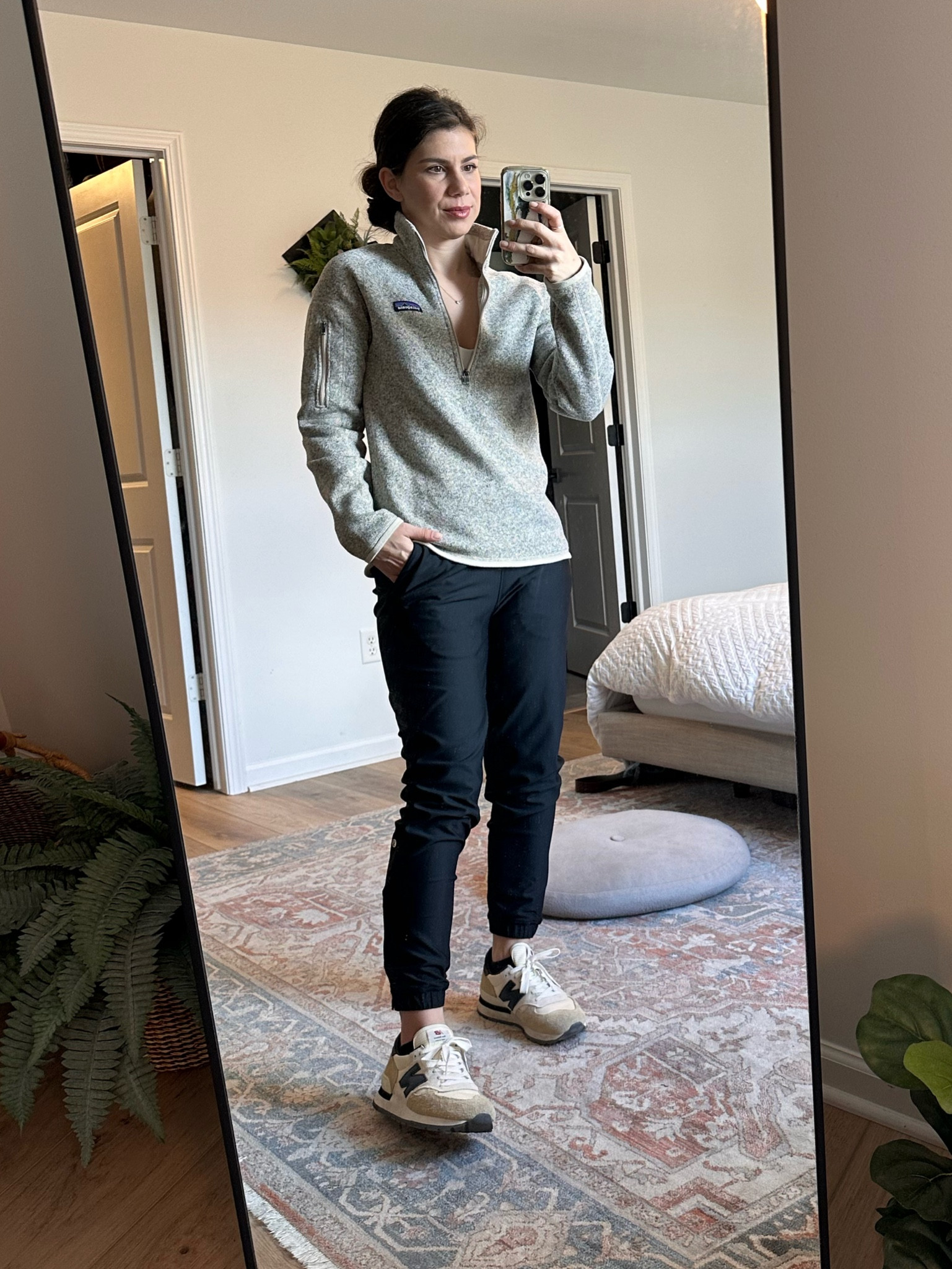 Fall neutrals:
Patagonia Better sweater from @Moosejaw - get an extra 25% off with code carrottop 
Best joggers ever for the warm weather - Adapted State jogger from @lululemon

#LTKSeasonal #LTKtravel #LTKstyletip