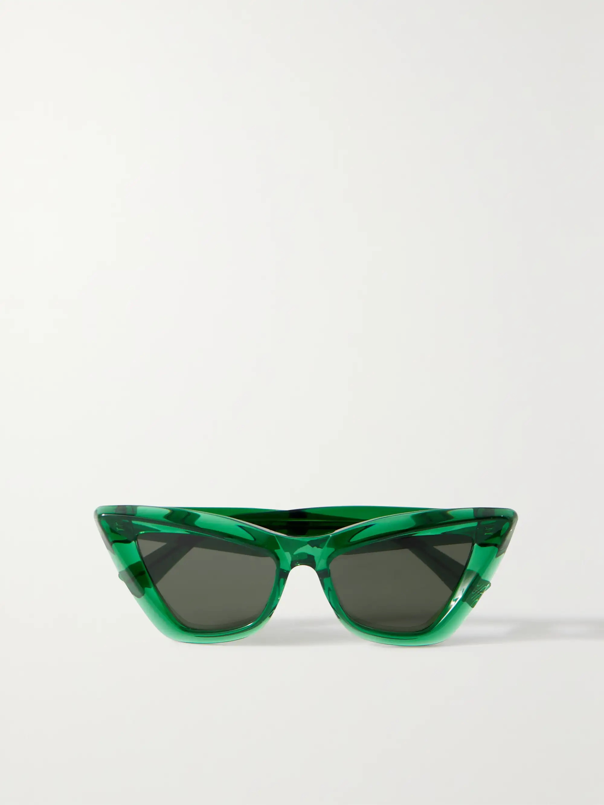 BOTTEGA VENETA EYEWEAREdgy cat-eye recycled-acetate sunglasses | NET-A-PORTER APAC