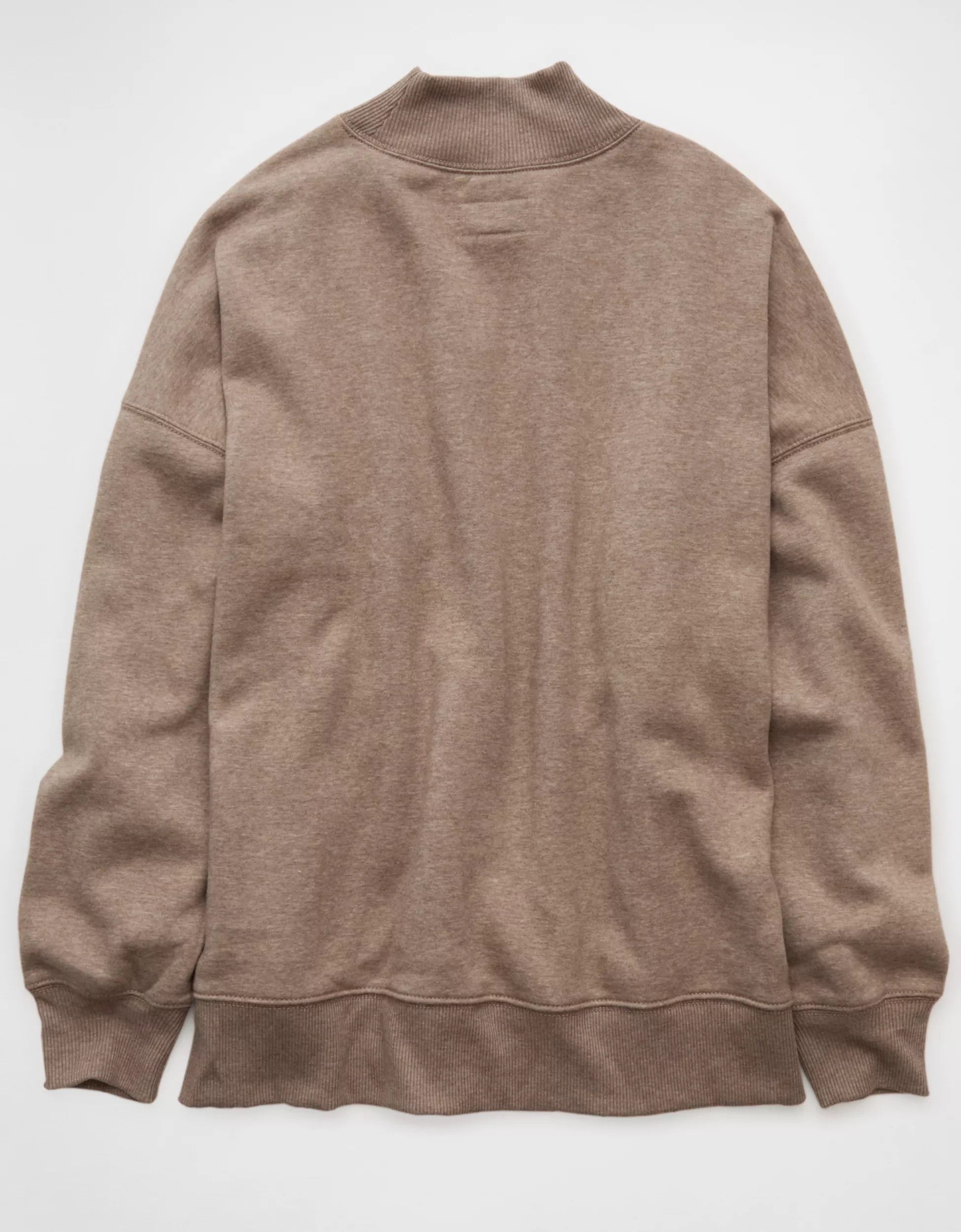AE Everyday Luxe Mock Neck Sweatshirt | American Eagle Outfitters (US & CA)