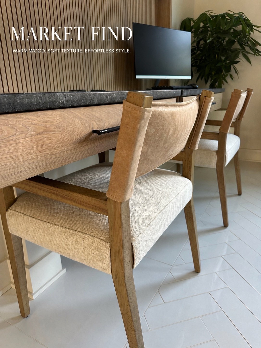 Another market find. As soon as I saw these I knew exactly where I was going to put them! Love the soft leather backs and the cushions are performance fabric.

#LTKHome