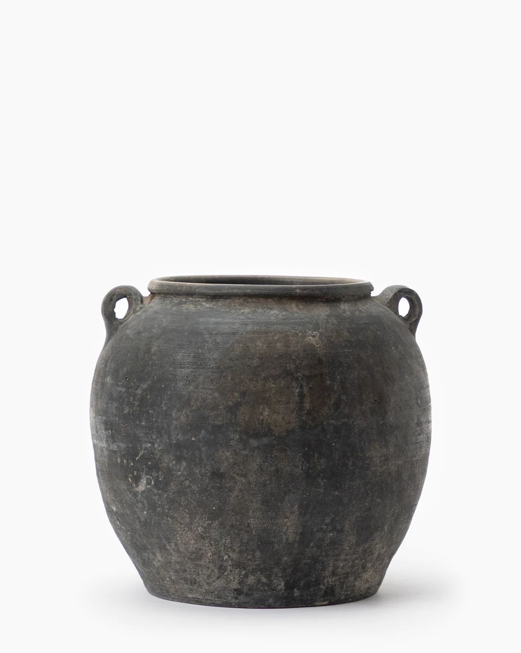 Large Black Handled Jar | McGee & Co.