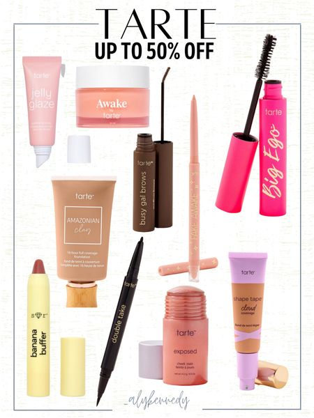 Tarte beauty cosmetics, tarte sale, lip balm, mascara, brow, concealer

#LTKbeauty #LTKsalealert #LTKSeasonal