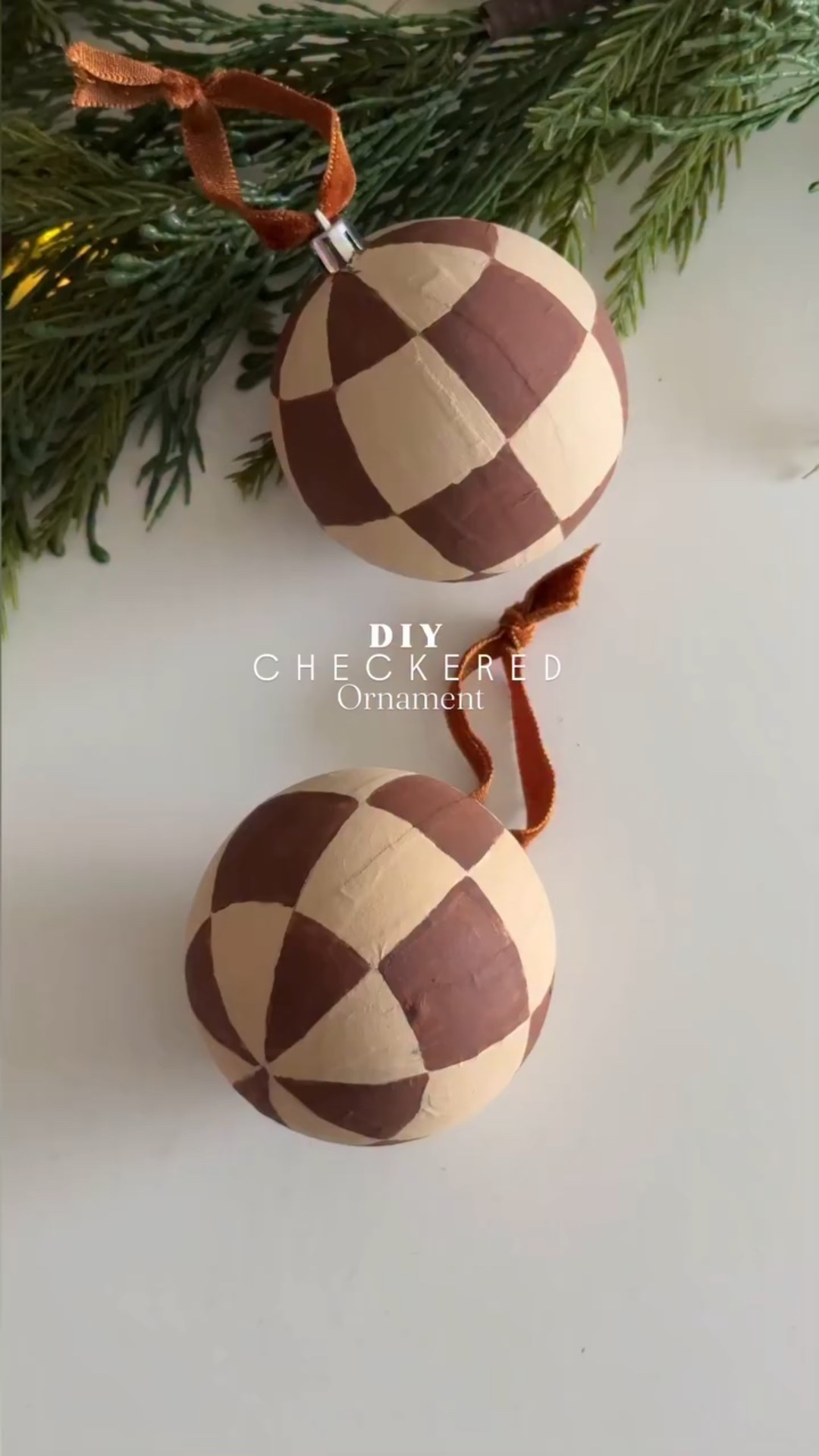 Love how this little checker detail adds such a pretty accent to the tree. 🎄💛

Colors:
- Craft smart: Dark Chocolate 
-Folk Art: 420 Linen Toile

#checkeredornament #diyproject #diyornament #homedecor #christmasornament #christmasdecor

#LTKHoliday #LTKHome