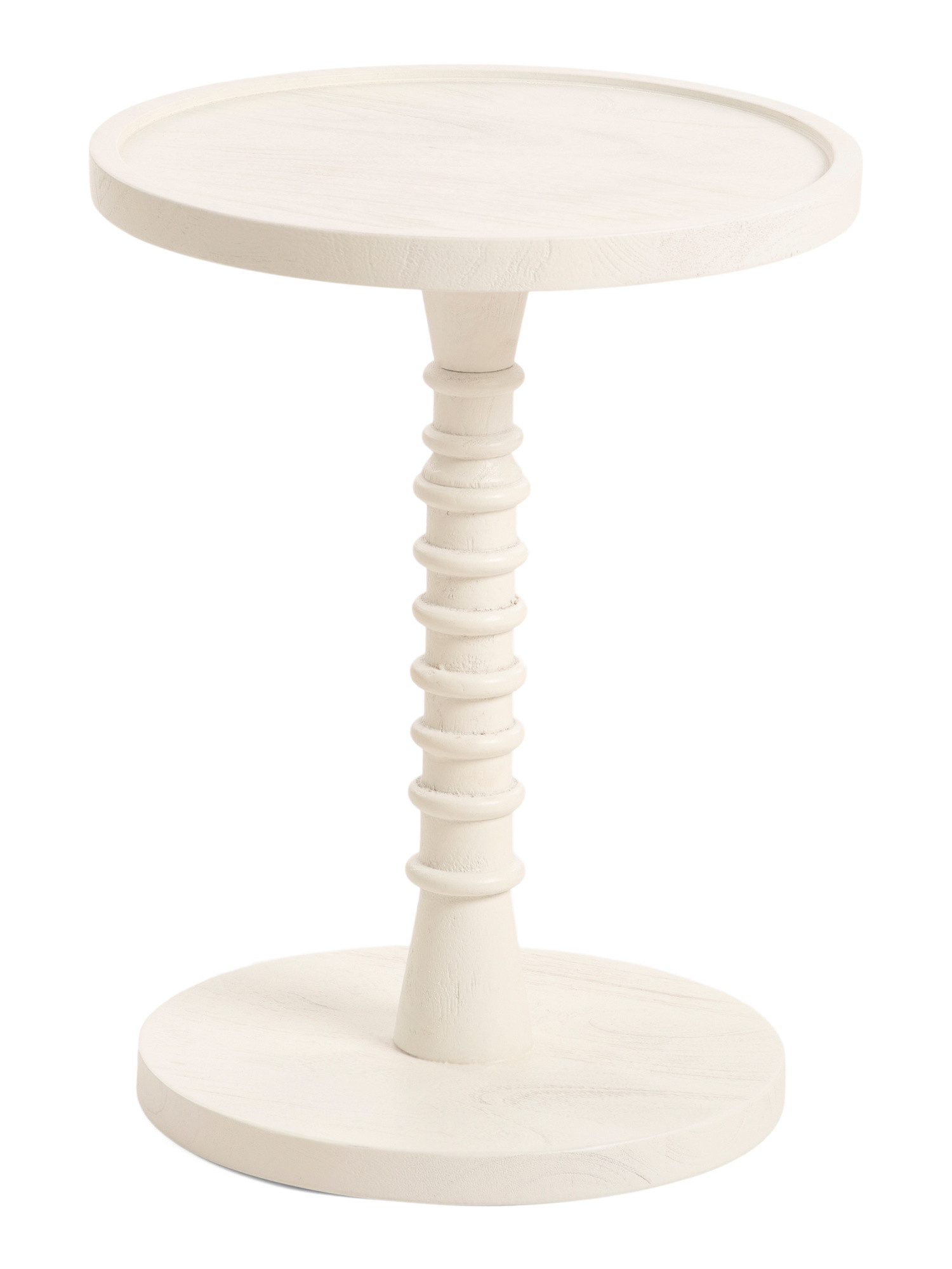 14x15 Solid Wood Threaded Accent Table | Furniture & Lighting | Marshalls | Marshalls