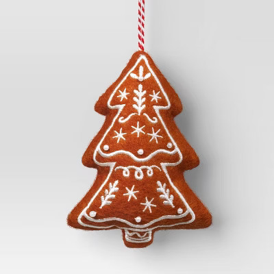 Christmas Fabric Gingerbread House Ornament - Wondershop™ | Target