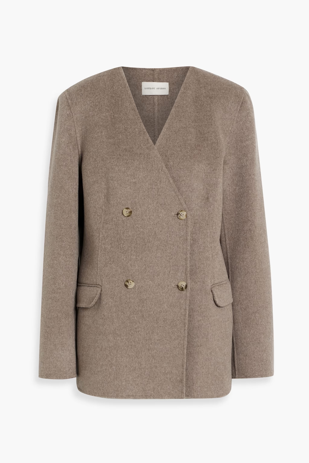Movas double-breasted wool and cashmere-blend blazer | The Outnet (US and CA)