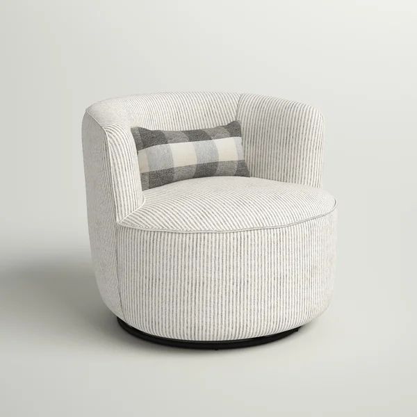 Tayfun Upholstered Swivel Barrel Chair | Wayfair North America