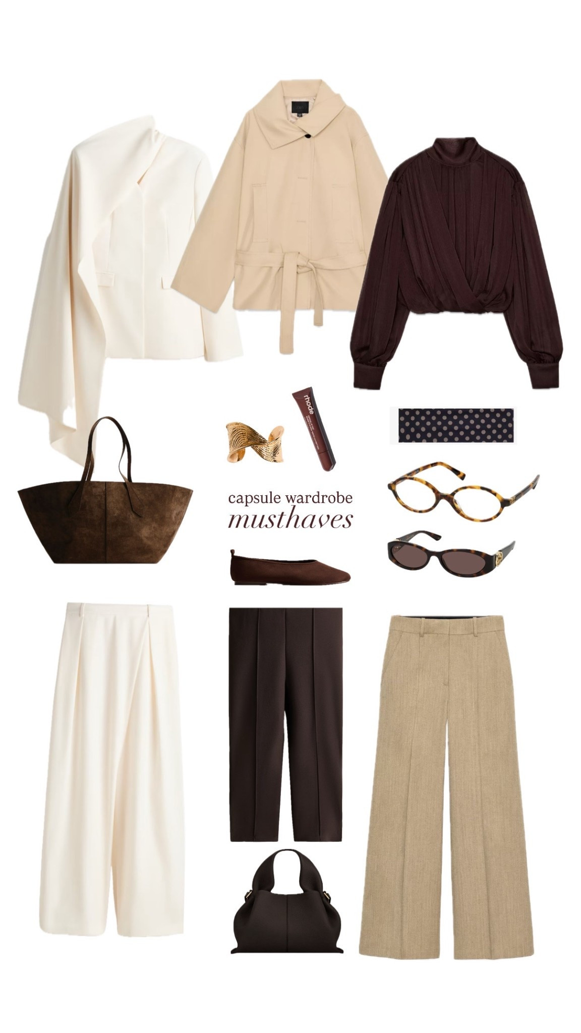Capsule wardrobe neutral musthaves 

#LTKeurope #LTKworkwear #LTKSeasonal