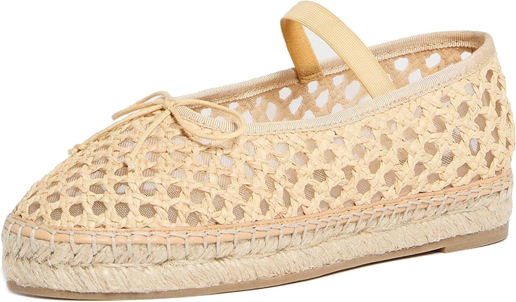 AMINUGAL Mesh Ballet Flats for Women - Beige - Women's - Female - Flats - Shoes - Evenings - Clas... | Amazon (US)