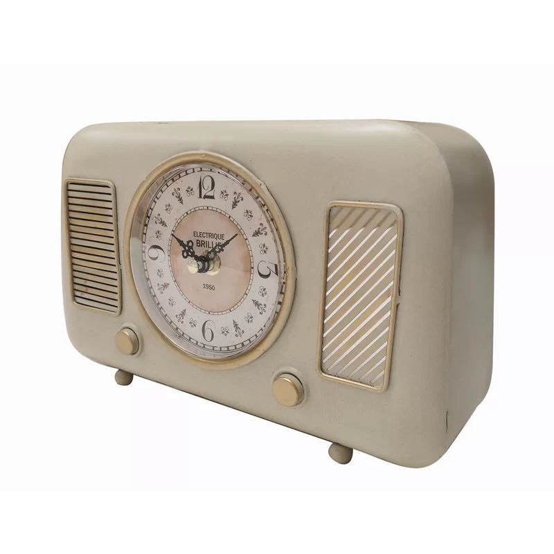 Radio Transistor Table Clock | Wayfair North America