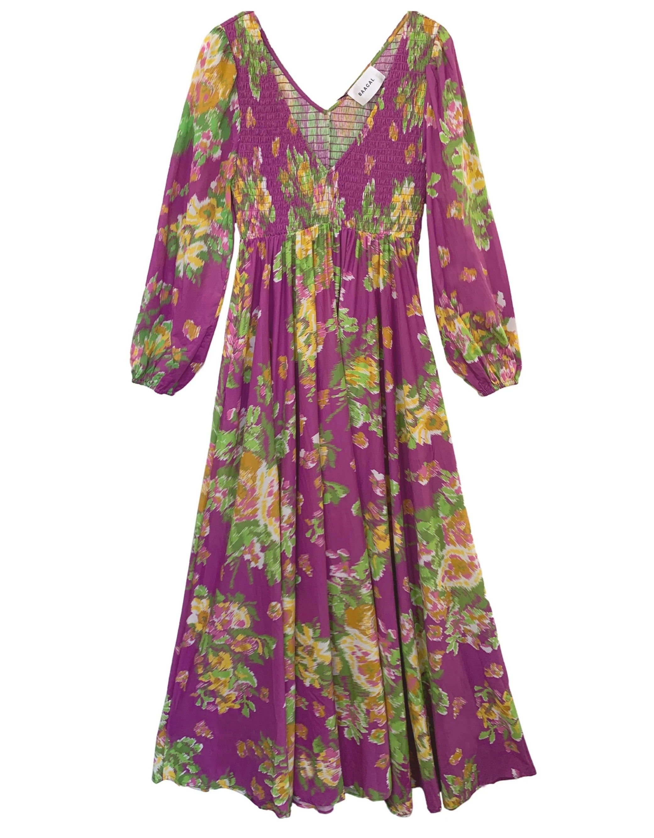 Magenta Floral Maxi Dress - The Joni | BAACAL Limited, LLC