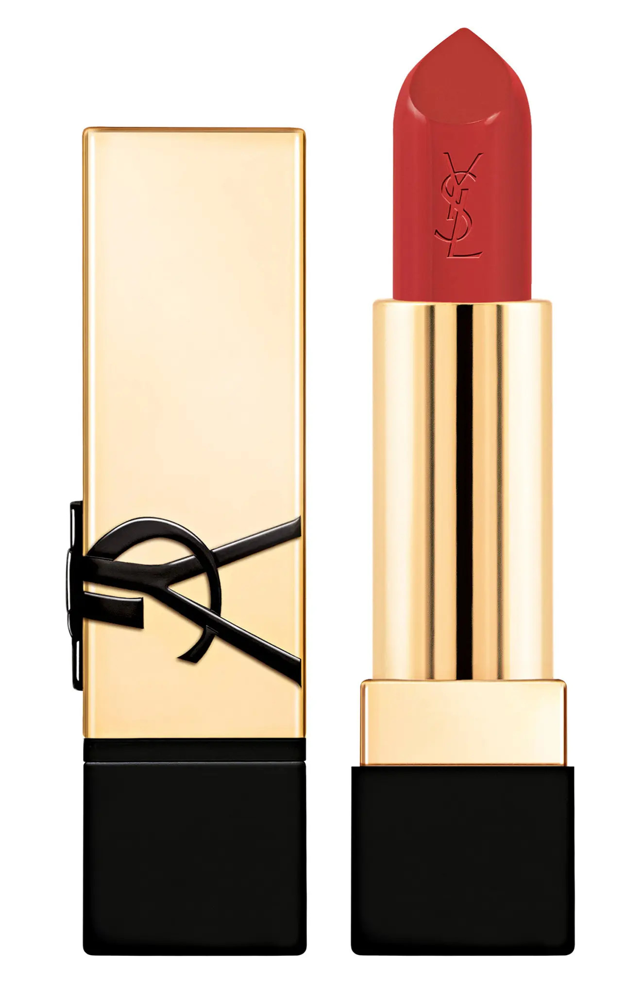 Yves Saint Laurent Rouge Pur Couture Caring Satin Lipstick with Ceramides (Women) | Nordstrom | Nordstrom