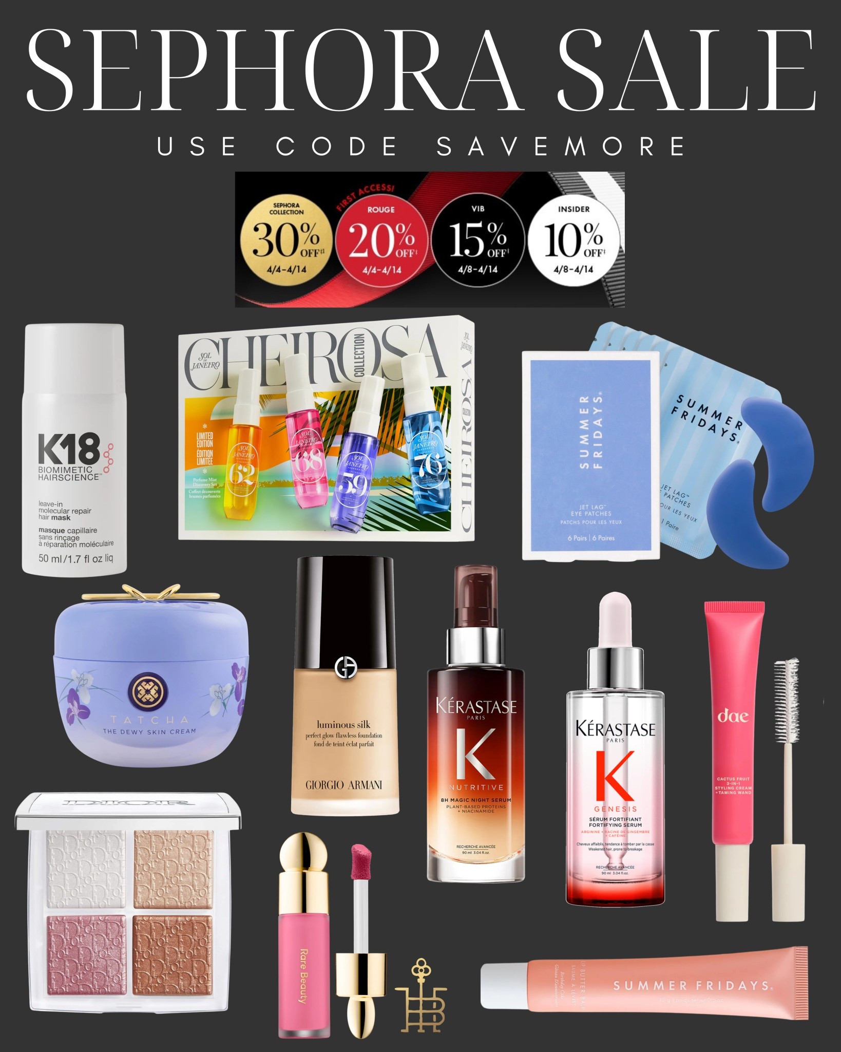 Sephora sale, makeup sale, skincare sale, haircare sale, Sephora spring sale 

#LTKBeauty #LTKSaleAlert #LTKSeasonal