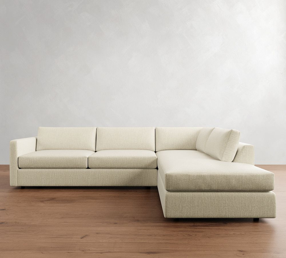 Carmel Slim Arm Return Bumper Sectional (110"&ndash;122") | Pottery Barn (US)