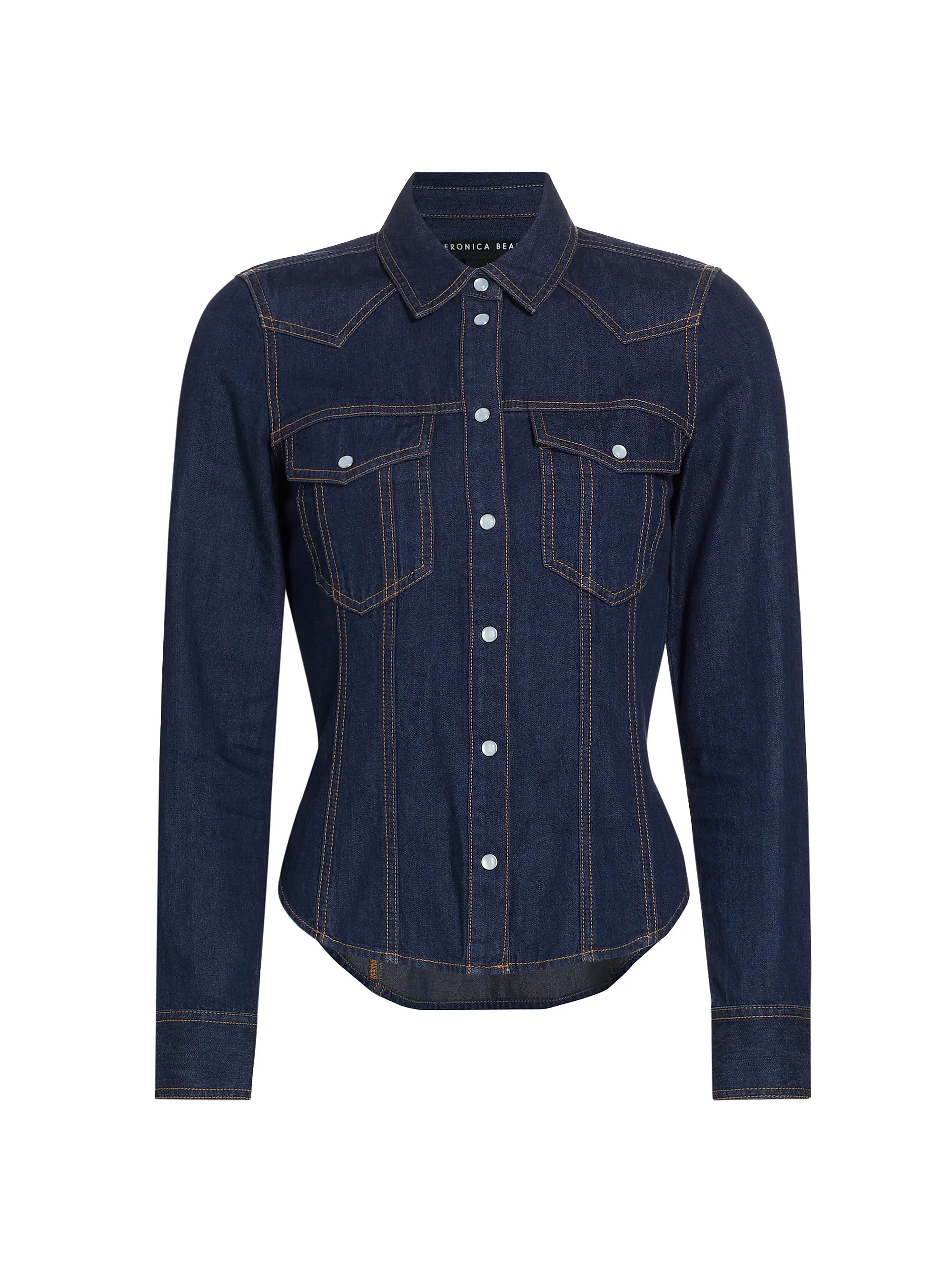 Crawford Western Denim Blouse | Saks Fifth Avenue
