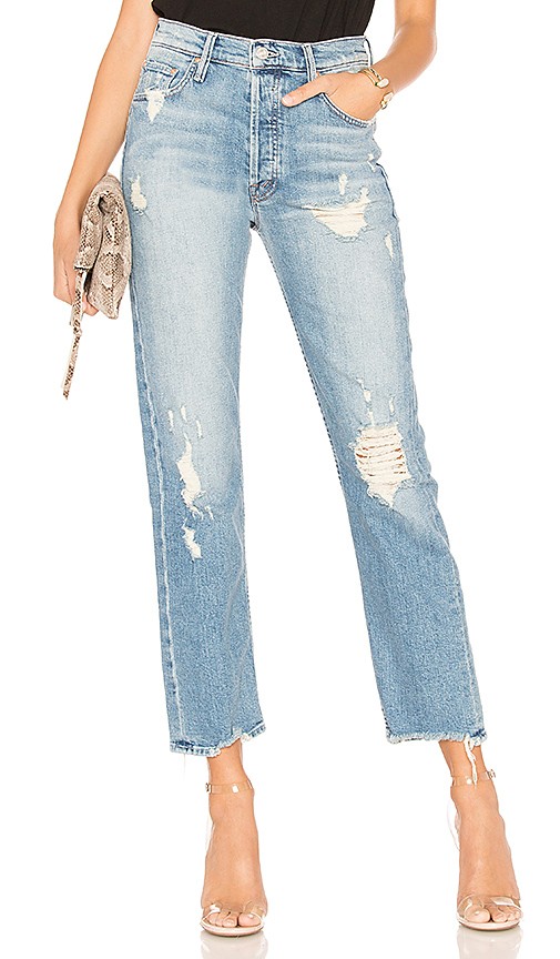 MOTHER The Tomcat Ankle Jean in Quite Contrary | Revolve Clothing (Global)