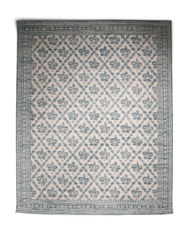 8x10 Wool Blend Bibury Floral Print Area Rug | TJ Maxx
