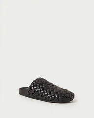 Levi Black Woven Slide | Loeffler Randall
