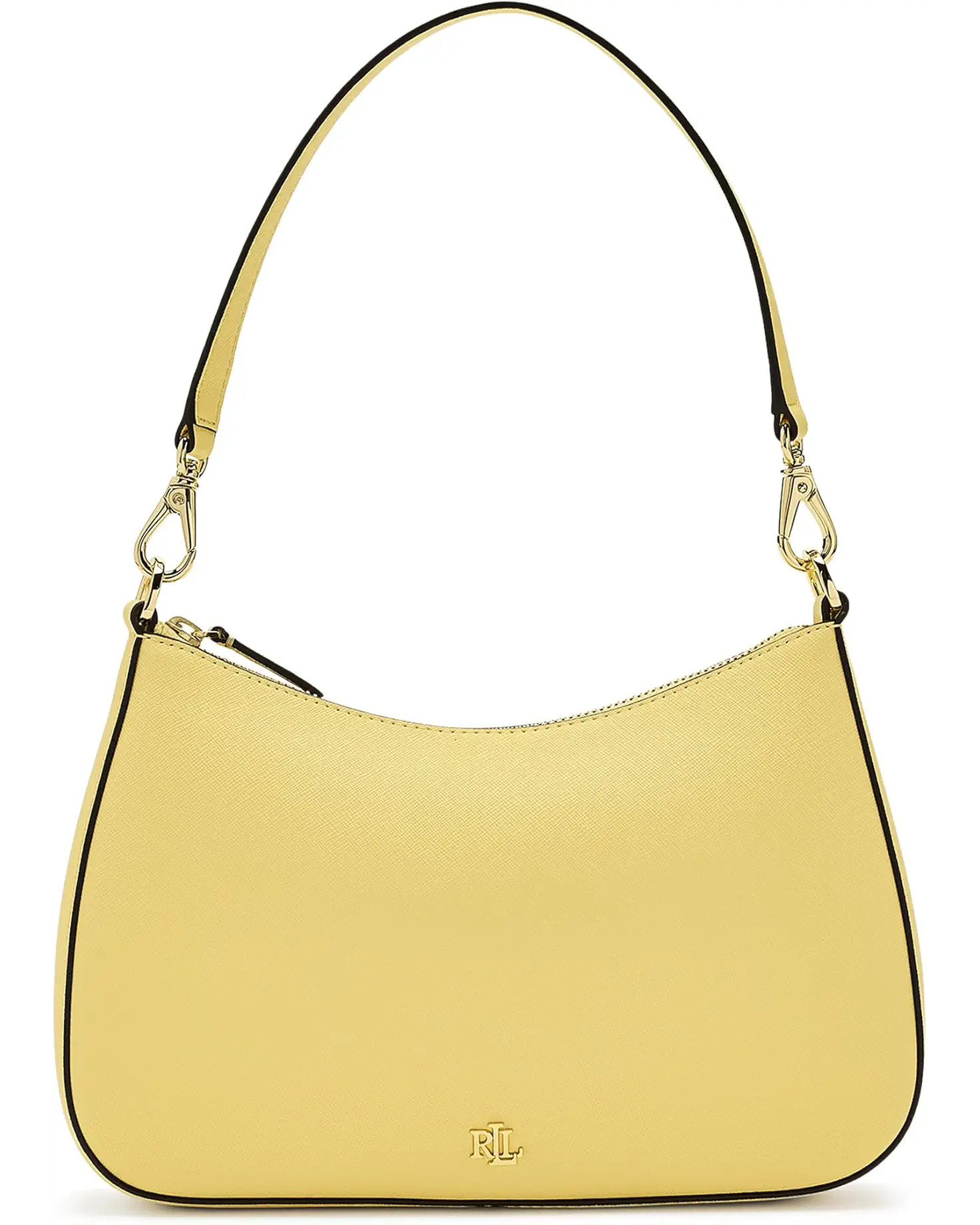 Lauren Ralph Lauren Crosshatch Leather Medium Danni Bag | Zappos.com
