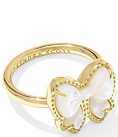 Kendra Scott Haley Bow Band Ring - 9 | Dillard's