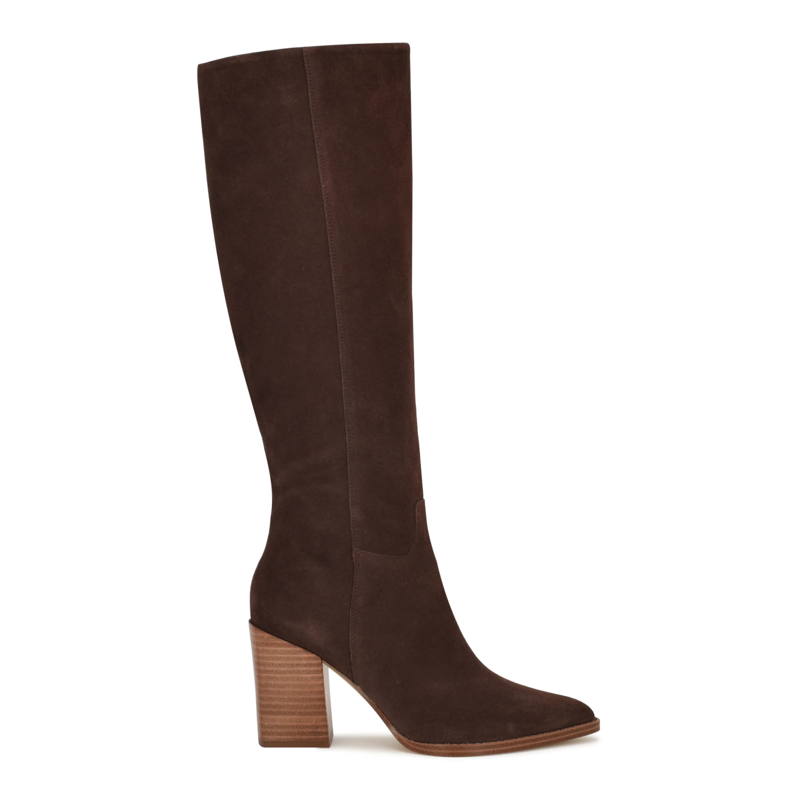 Brixe Heeled Leather Boots | Nine West (US)