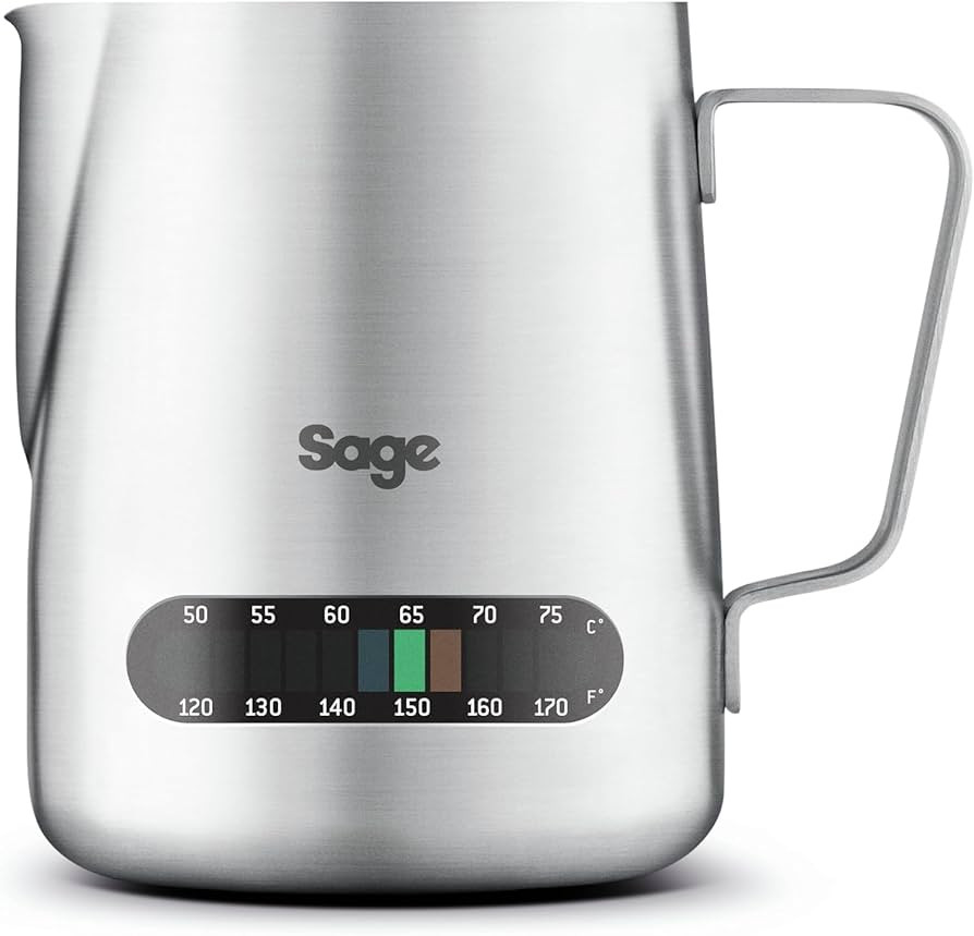 The Sage Temp Control Milk Jug, Brushed Stainless Steel, SES003 | Amazon (UK)