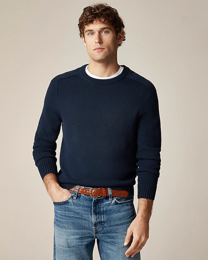 Heritage cotton crewneck sweater | J. Crew US
