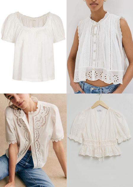 White blouses with everything this summer… love the little details like eyelet & bows on these 🎀 

#LTKWorkwear #LTKSeasonal #LTKStyleTip