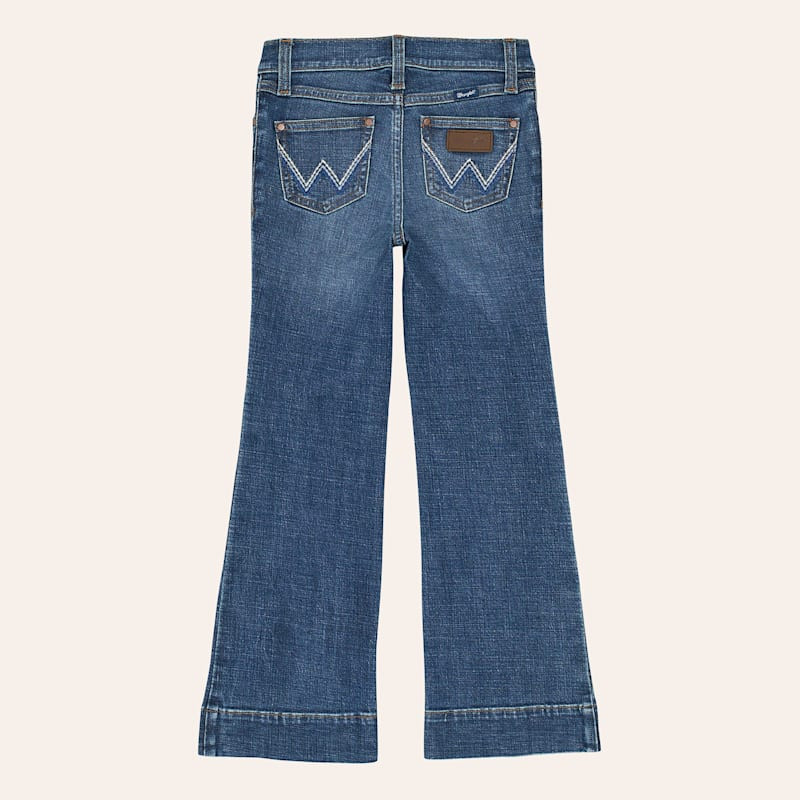Wrangler Retro Girl's Medium Wash Bootcut Jeans | Cavender's
