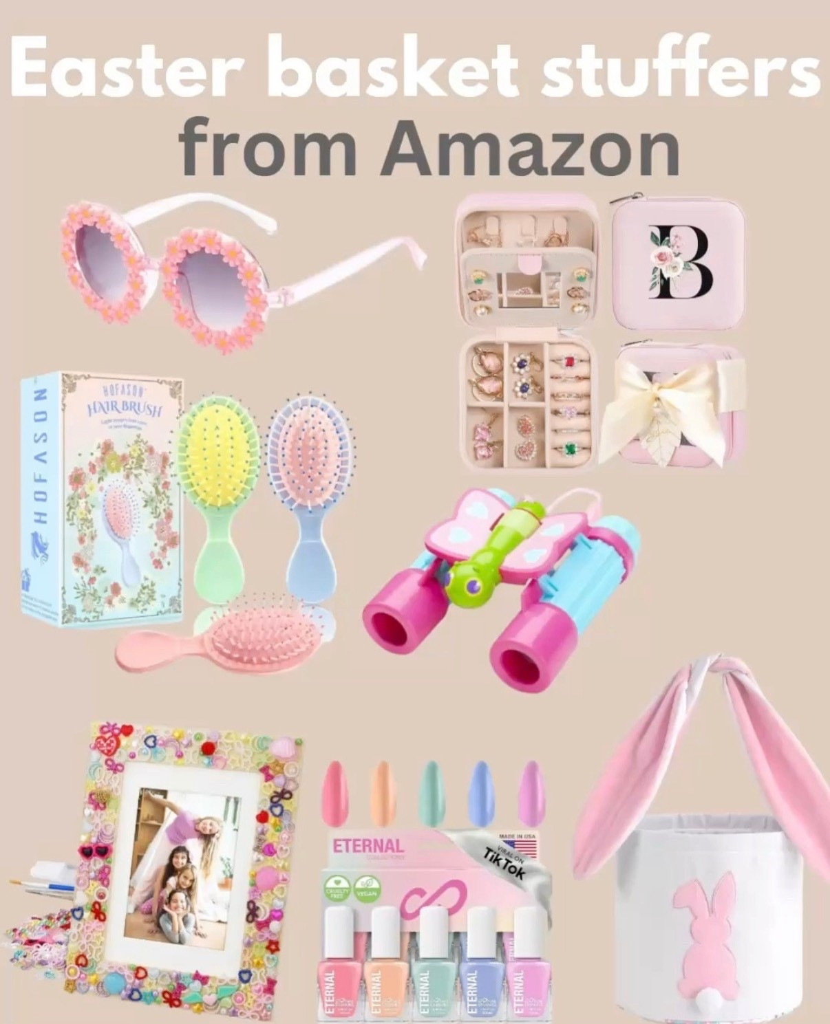 Easter basket stuffers from Amazon for girls! 
Easter basket, Easter basket stuffers for girls, Easter basket stuffers for kids from Amazon, Amazon finds, Amazon Easter 

#LTKKids #LTKBaby