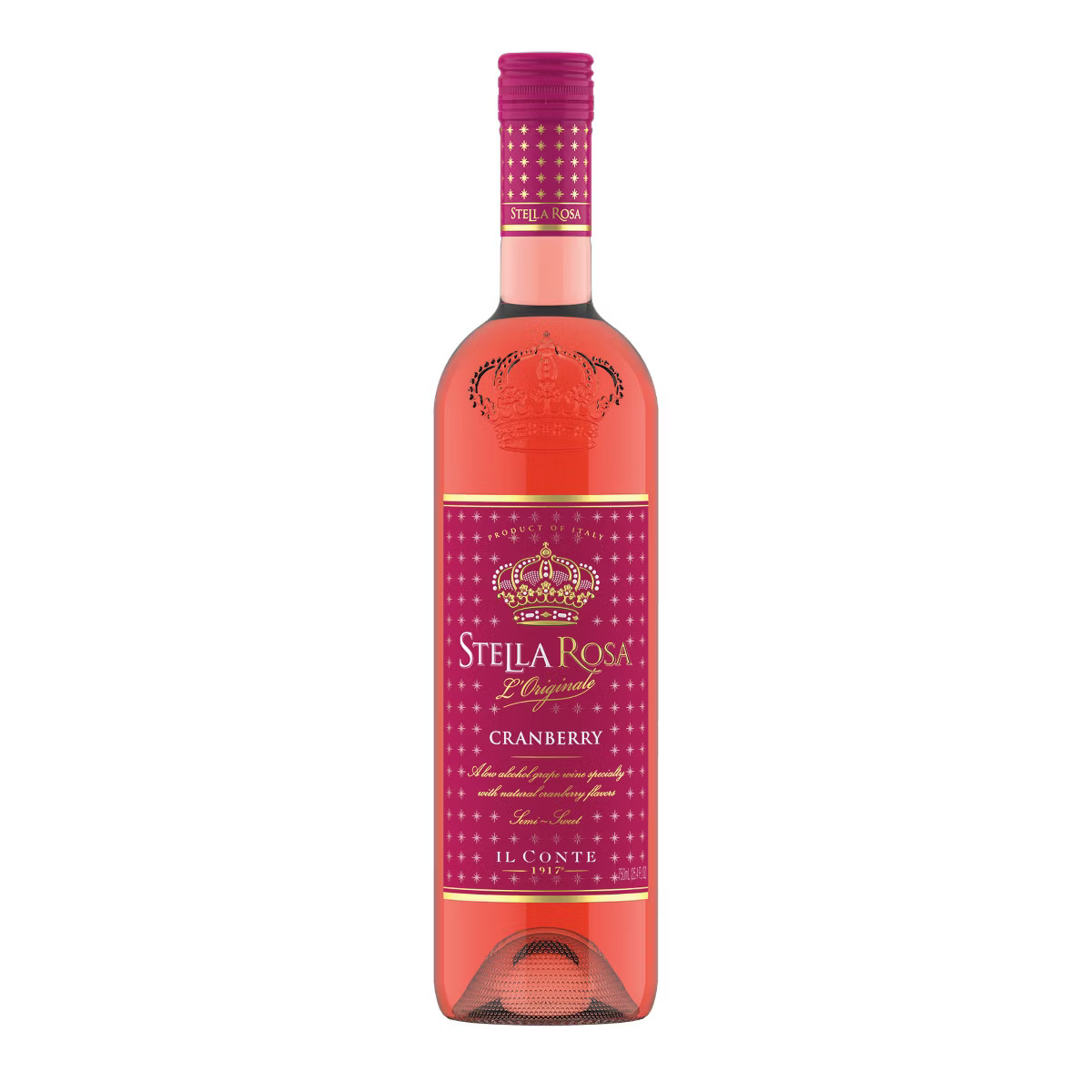 Stella Rosa Cranberry Semi Sweet Red Wine - 750ml Bottle | Target
