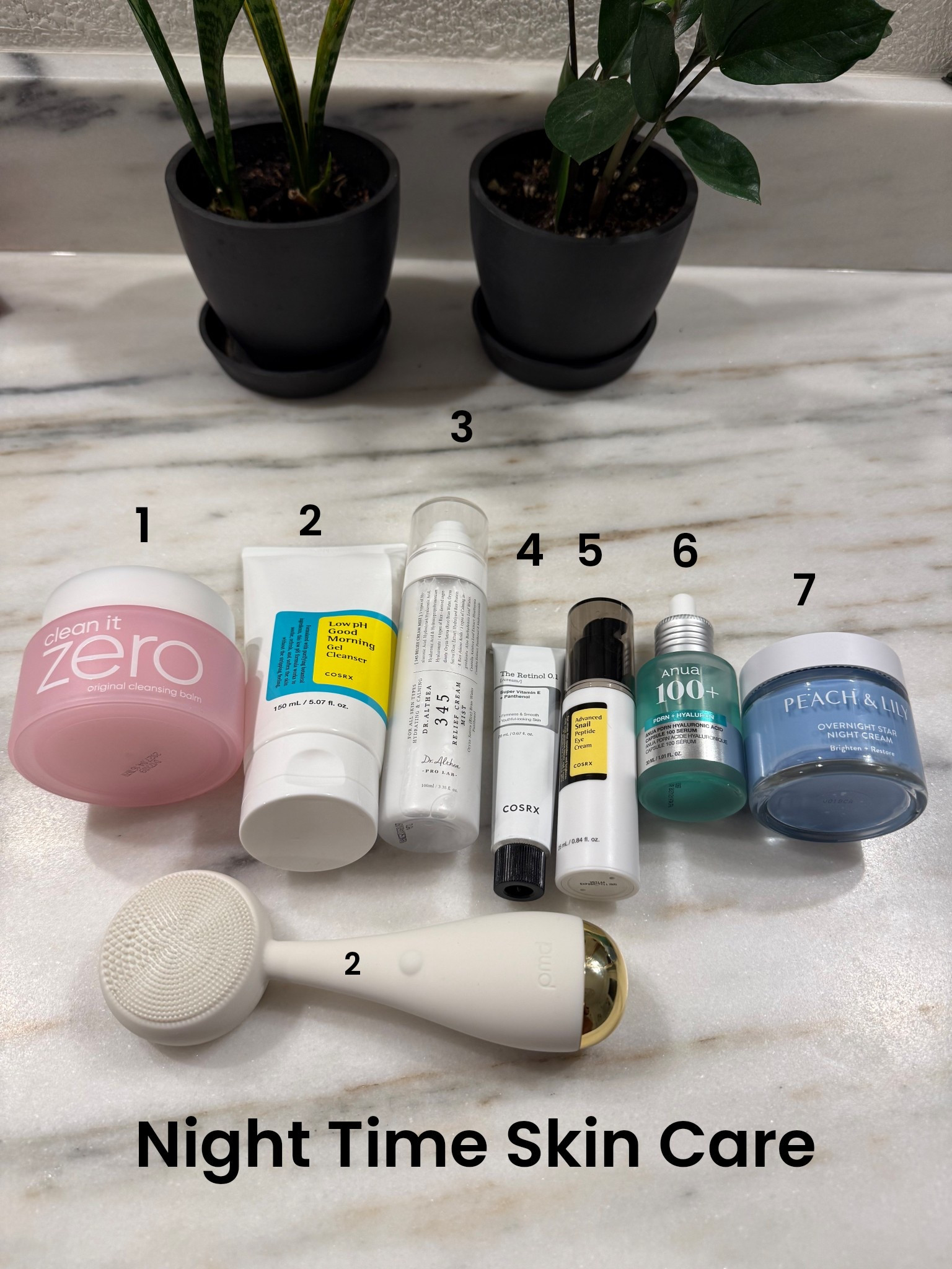 nighttime skincare, but make it actually calm. 🤍 In order of what I use! 
everything i use is sensitive-skin friendly + rosacea-safe for me—gentle, soothing, and K-beauty based. linked on LTK. 🫶🏼✨

#LTKselfcare