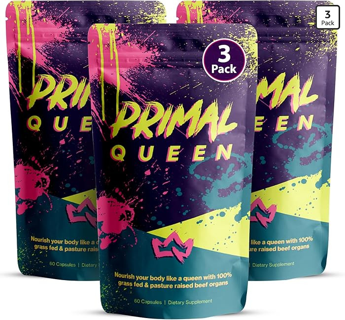 Primal Queen Female-Optimized Beef Organ Superfood Supplement (Beef Liver, Kidney, Heart, & 3 Mor... | Amazon (US)