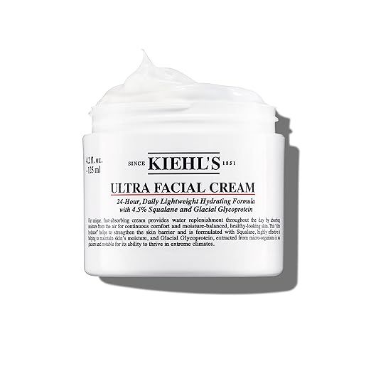 Kiehl's Ultra Facial Cream, with 4.5% Squalane to Strengthen Skin's Moisture Barrier, Skin Feels ... | Amazon (US)