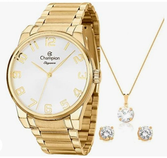 Relógio Champion Analógio CN27652W Feminino + Semijóia

#LTKbrasil