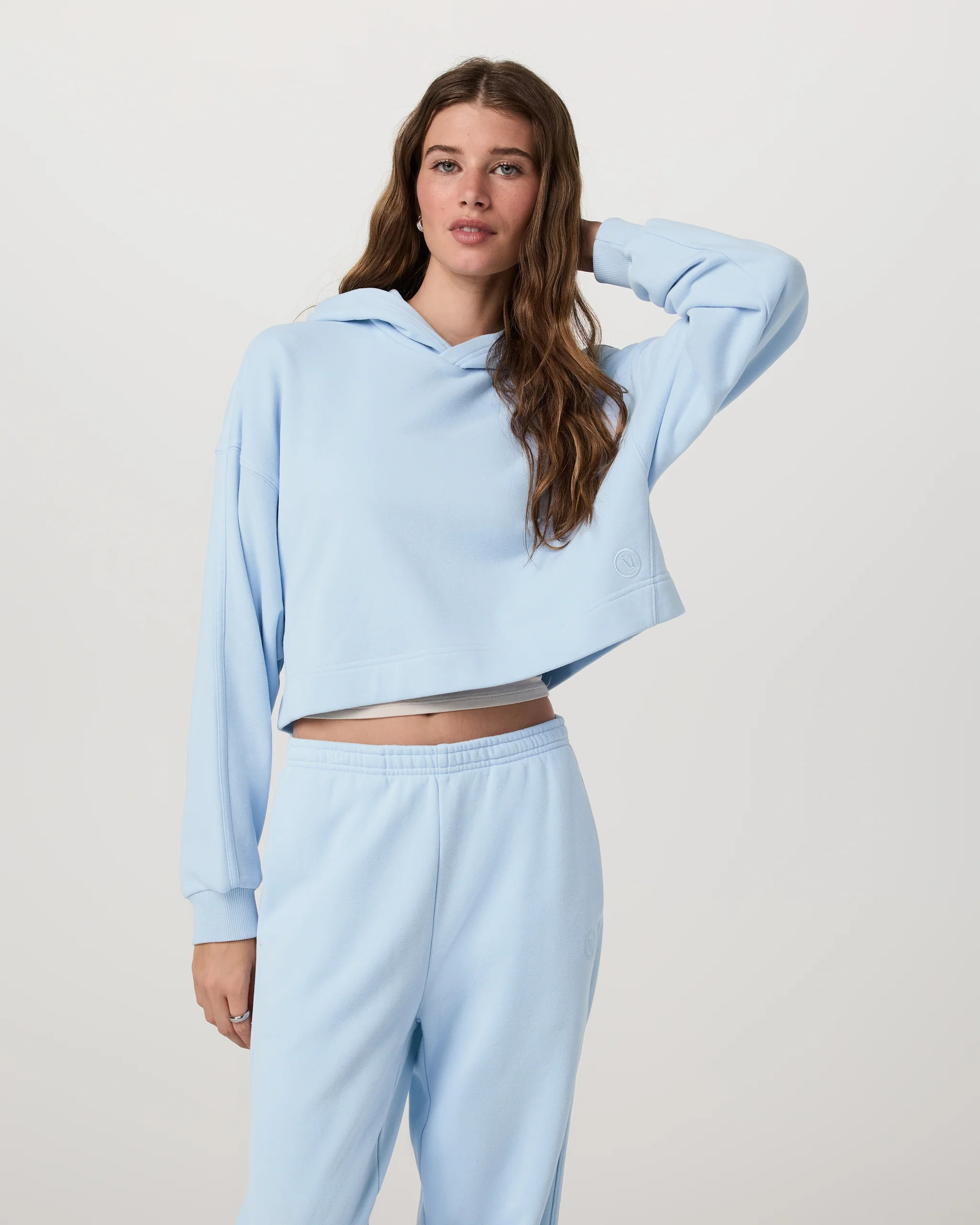 Sedona Pullover Hoodie | Women's Crystal Blue Hoodie | Vuori | Vuori Clothing (US & Canada)