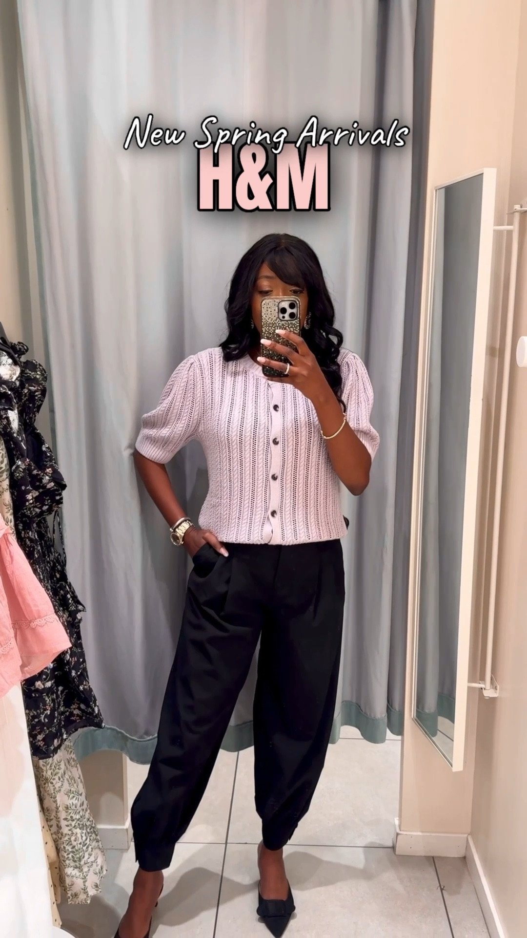 New Spring Arrivals at H&M 
Floral Mini Dress: Wearing a small however, slightly big at the bust (I’m a 34D) 
Floral Maxi Dress: True to size. Wearing a small
Polka Dot Maxi Dress: Wearing a small however slightly big for me at the waist. 
Pink Top: Trie to size. Wearing a small
White Jeans: True to size. Wearing a 6. 
Lavender Sweater Cardigan: True to size. Wearing a small. 
Black Balloon Pants: True to size. Wearing a small. 

Spring Outfits 2026, Spring Outfit, Spring Fashion, Ootd, Spring Dresses, Dress, 

#LTKSeasonal 


#LTKSaleAlert #LTKootd #LTKOver40