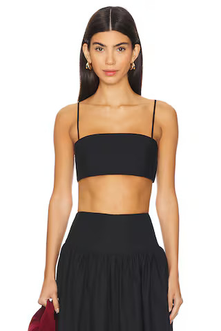 Susana Monaco Crop String Top in Black from Revolve.com | Revolve Clothing (Global)
