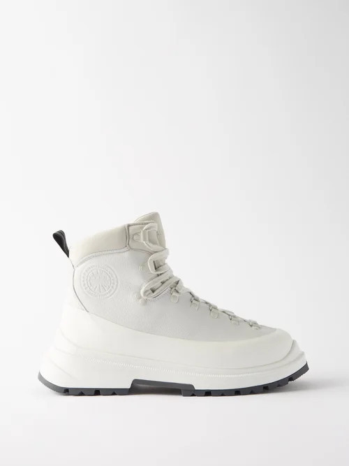 Canada Goose - Journey Leather Hiking Boots - Mens - White | Matches (UK)