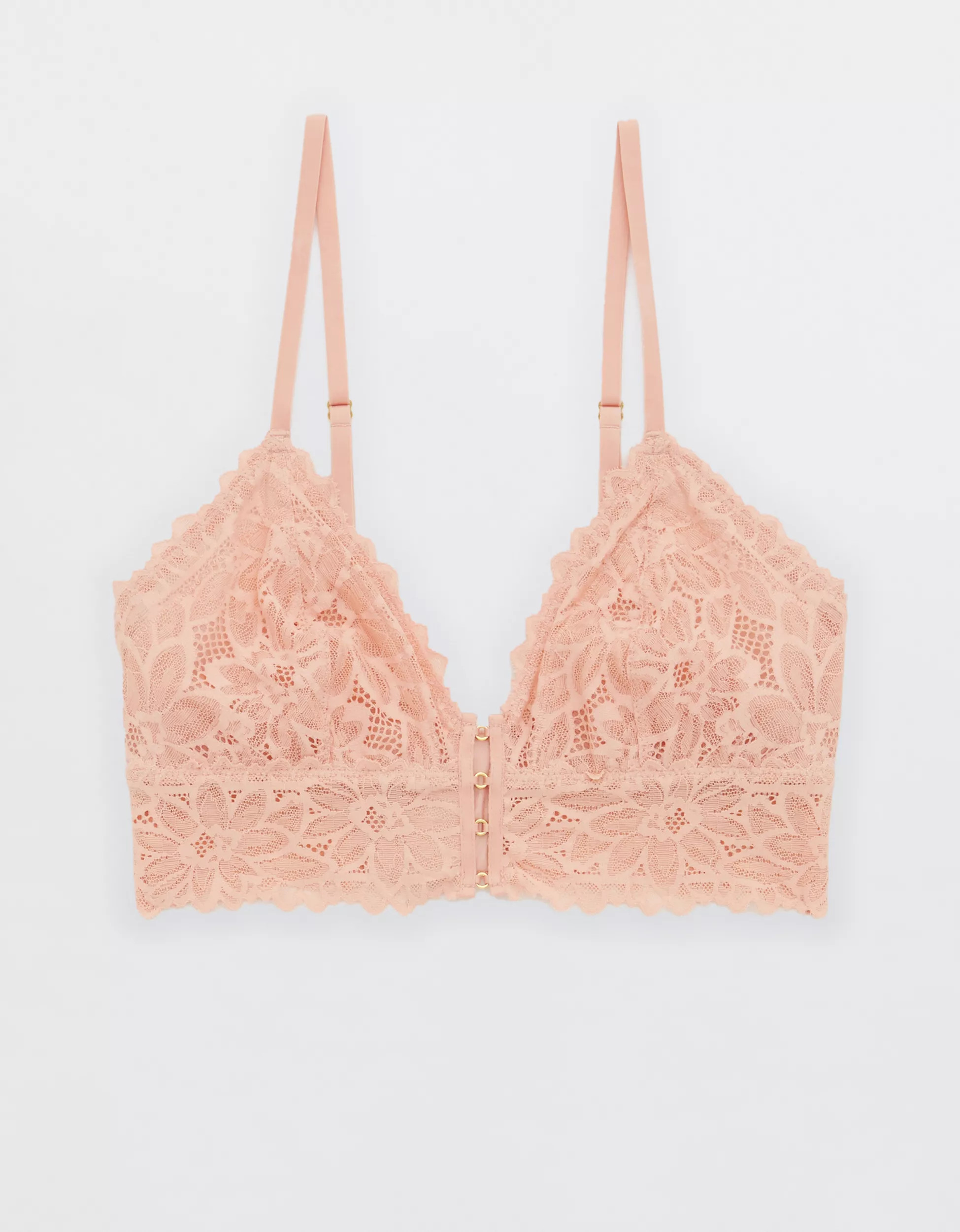 Aerie Sunkissed Lace Triangle Bralette | American Eagle Outfitters (US & CA)