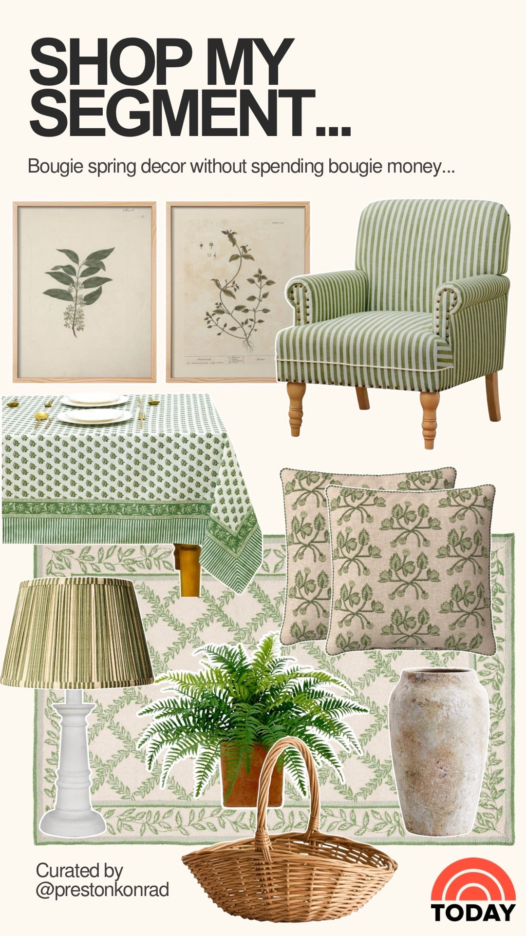A little garden party moment from my Today show segment this morning 🌿Fresh greens, soft prints, and pieces that bring that indoor-outdoor feel I love this time of year. It’s classic, easy, and instantly brightens up a space. Sharing all the pieces I used here! 


#LTKMens #LTKHome