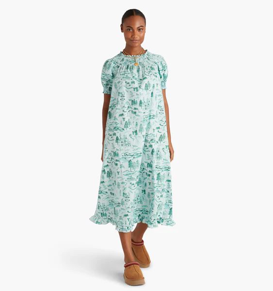 The Caroline Nap Dress - Winter Toile | Hill House Home