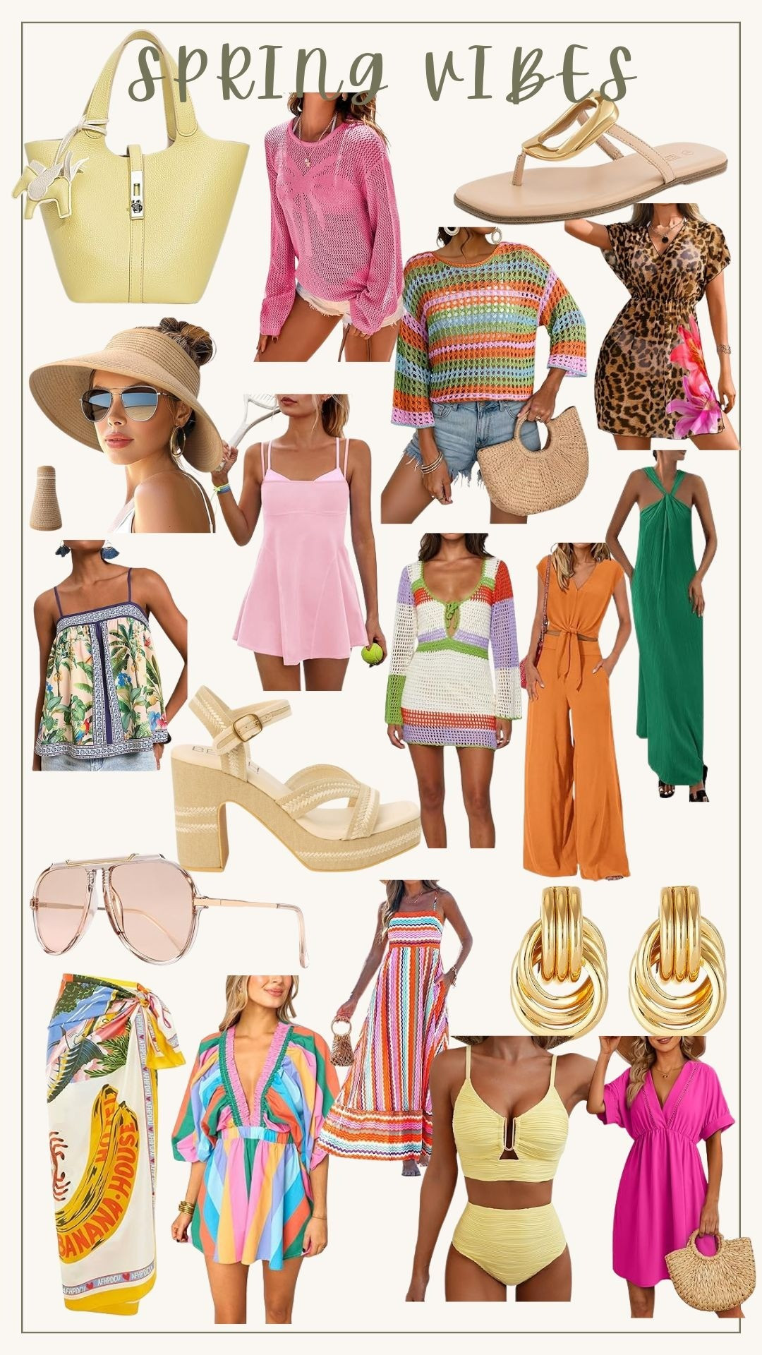 Spring VibesPool, beach, spring break, shorts, coverups, bathing suit, vacation looks, sandals, slides, handbags, beach bags, dresses, tank tops, athletic dresses, sun hats, sunnies, sunglasses, maxi dress, affordable fashion, totes, sunscreen, self tan, 

#LTKTravel #LTKActive #LTKSeasonal