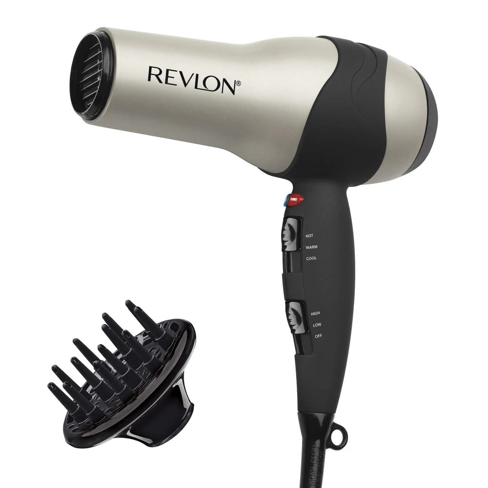 Revlon Perfect Heat 1875 W Volumizing Hair Dryer with Ionic Technology and Finger Diffuser | 11235473 | Lowe's