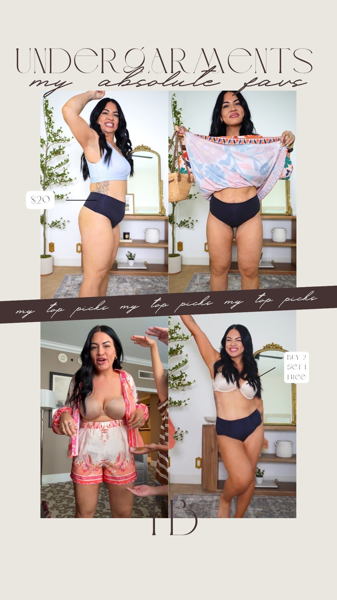 My absolute fav undergarments as of lately!

Size large for reference

Skims, Nordstrom, n sale, harperwilde, Harper Wilde, thongs, midsize thongs, shapewear thongs, bras, midsize bras, tori block

#LTKgrwm #LTKMidsize #LTKSaleAlert
