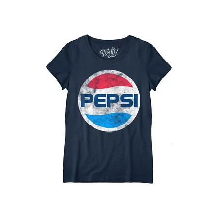 Tee Luv Women s Faded 70s Pepsi Soda Logo Scoop Neck Shirt (3XL) | Walmart (US)